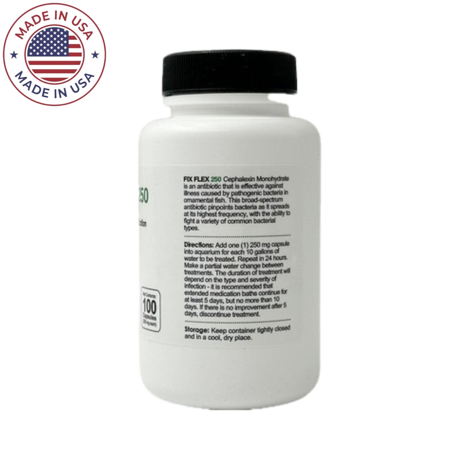 Thomas Labs Fish Flex - Cephalexin/Keflex 250 mg Capsules (100 Count) - 2 Pack